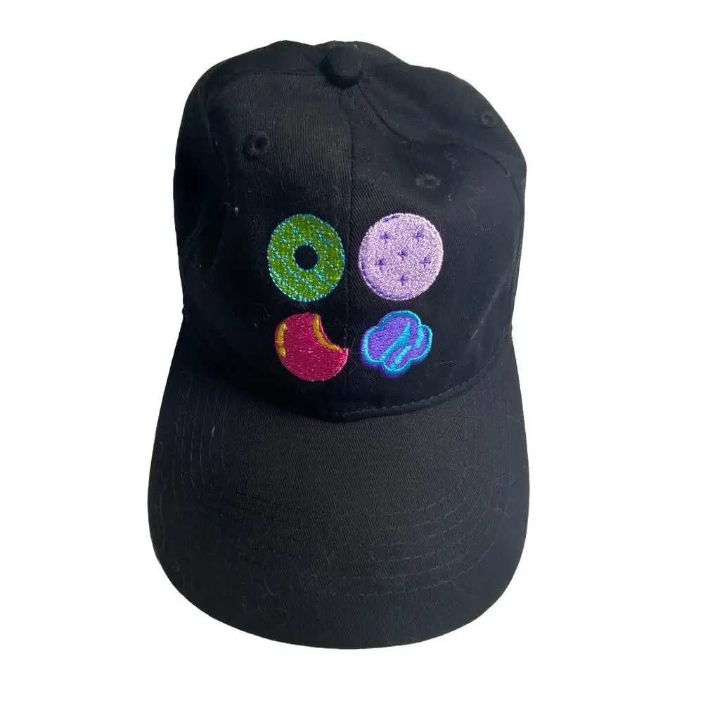 Women Men Girl Scout Cookies Hat Embroidered Baseball Cap Black
